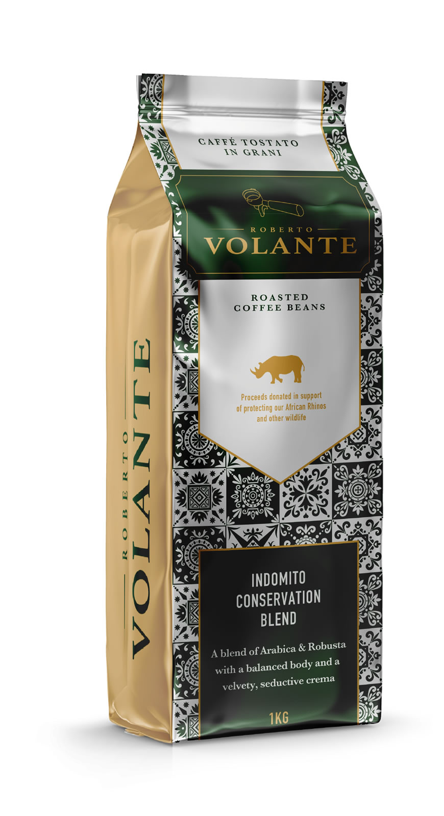 Indomito Conservation Blend: Roasted Coffee Beans 1kg